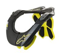 Protezione per il collo Alpinestars BNS Tech-2 nero-giallo fluo XS/M