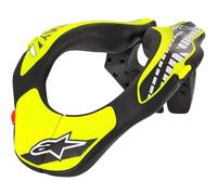 Protezione per il collo Alpinestars Neck Support Youth per bambini, giallo fluo/nero