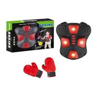 Protezione per il corpo da boxe, giacca da boxe illuminata con guanti, per bambini, per giocare a casa, allenamento, stile di vita, attività al chiuso, attività in famiglia, esercizi e competizioni