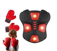Protezione per il corpo da boxe, interattiva illuminata musica punzonatura con guanti, protezione petto per bambini, per giocare a casa, allenamento, stile di vita, attività al chiuso, attività di
