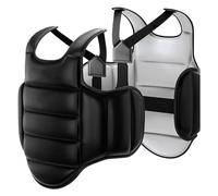 Protezione per il corpo da boxe, protezione toracica per boxe, kickboxing, MMA, Muay Thai, imbottitura in spugna, regolabile, per arti marziali e costole della pancia