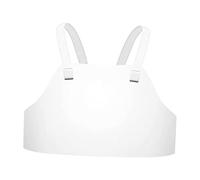 Protezione per il seno pesante pugilato karate scherma sport petto guardia uomo S 71 - 80 cm bianco