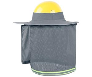 Protezione per il sole con cappello duro - Accessorio per casco di sicurezza traspirante | Protezione dal sole | Protezione dal sole | Protezione per collo per la costruzione di materiali di