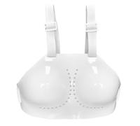 Protezione per il Torace da Scherma per Donna, Attrezzatura da Scherma, Regolabile, Morbido e Aderente, per Fioretto, Spada e Sciabola(White,XS)