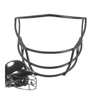 Protezione per il viso per battitore, protezione per il viso per battitore da baseball, copertura per il viso di Softball da baseball per i giovani, protezione per il viso in metallo Wide Vision per