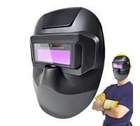 Protezione per il viso per saldatura - facciata, oscuramento automatico della protezione per il viso | Schermo di protezione viso bianco elettrico, protezione per saldatura di fabbrica, accessori per