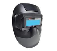 Protezione per il viso - Protezione automatica oscurante per la sicurezza durante i lavori ad , larga, lente visiva trasparente, design ergonomico avvolgente, visiera pieghevole + testiera