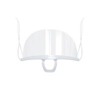 Protezione per il viso, trasparente anti-appannamento, spray per saliva, cuoco e bocca, protezione per alimenti, protezione per il viso, in plastica, per hotel, cucina, ristorante (1 pz)