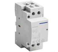 Protezione per installazione domestica, 230 V, 2P, 63 A, 1NO1NC, interruttore modulare automatico per guida DIN 35 mm, silenzioso, con indicatore di stato per illuminazione e elettrodomestici