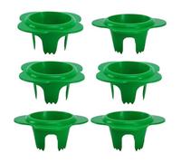 Protezione Per Irrigatore Da Prato | Resistente Ai Raggi UV 6 Pezzi,Ciambella Per Irrigatore Da Prato Da 15 Cm | Per Paesaggisti Giardinieri Giardino Cortile Bordi Marciapiede