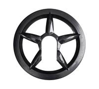 Protezione per la catena della bicicletta, copertura per pignone, materiale PP resistente agli urti, facile installazione, ideale per bici da strada e mountain bike, 2,56 pollici, colore nero, 1 pezzo