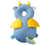 Protezione per La Testa Del Bambino, Cuscino per Zaino con Cuscino di Sicurezza Regolabile, per Gattonare E Imparare a Camminare, per Età 4-36 Mesi Bambini, Piccolo Drago