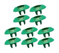 Protezione per la testa dell'irrigatore del prato, per installazione a basso profilo, senza attrezzi, per adattarsi ai layout esistenti in terra (10 pezzi, verde)