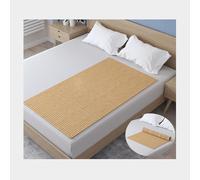 Protezione per la vita arrotolabile per divano e materasso, in legno traspirante, per indurire i letti morbidi, classifica il tuo comfort con questo supporto rigido pieghevole (legno 80 x 160 cm)
