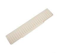 Protezione per lavello in silicone per lavelli da cucina, tappetino di drenaggio stretto per evitare schizzi d'acqua sui piani di lavoro, tappetino assorbente per aree del rubinetto, grigio e bianco