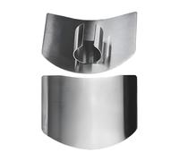 Protezione per le dita da taglio - Copertura di sicurezza in metallo, protezione per il pollice regolabile, per la difesa Preparazione della cucina, Strumento di protezione delle mani