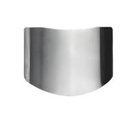 Protezione per le dita in acciaio inossidabile per affettare - 10x10 cm Proteggi per ditta per tagliare | Utensile da cucina per taagliare regolabile, protezioni per le dita per tagliare verdure, fru