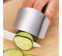 Protezione per le dita in acciaio inox, per tagliare e tagliare le dita in cucina, per evitare di ferire quando si affetta e si taglia