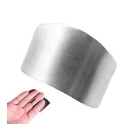 Protezione per le dita in acciaio inox, resistente al taglio, strumento portatile di sicurezza da cucina, scudo antiscivolo per la preparazione degli alimenti, anello di sicurezza per carne, pesce