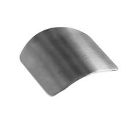 Protezione per le dita per affettatrice - scudo in acciaio 6,1 x 4,3 x 3 cm, strumento di sicurezza da cucina regolabile, al taglio a presa sicura, accessorio per la preparazione alimentare