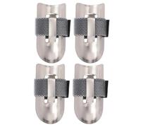 Protezione per le dita per la cottura - Protezione delle dita in acciaio | Quattro Pezzi Spessore Copertura Completa Quando Sbucciare Sbucciare Preparazione Cottura