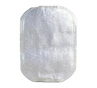 Protezione per le mani per saldatura, protezione di sicurezza riflettente alluminizzata resistente al calore, barriera termica in pelle bovina e tessuto aramidico, anti-scottatura, ignifugo, 20 x 15