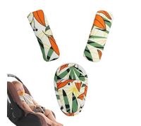 Protezione per le spalle della cintura di sicurezza per bambini, set di coperture per cinghie per seggiolini auto per bambini - Cintura di sicurezza morbida con spalline per cintura di sicurezza - Cus