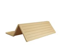 Protezione per letto pieghevole in legno massello, traspirante, rigido, per divani, supporto regolabile in vita, 70 x 120 cm, ideale per letti morbidi e sollievo dal dolore alla schiena