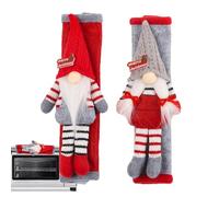 Protezione per maniglia del frigorifero | 2 pezzi copertura antiscivolo per maniglia del frigorifero | decorazione natalizia per casa appartamento, piccola cucina attrezzature,