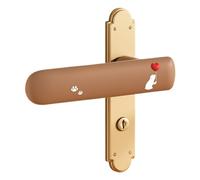 Protezione per maniglia della porta, in silicone, anti-collisione, ad alta resistenza, morbida copertura di sicurezza per porte a , copertura di sicurezza in schiuma morbida
