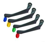Protezione per manubrio da 22 mm, per moto da strada, scooter, manubrio da | Cinque opzioni di colore, rosso, blu, nero, oro, argento, design elegante, aspetto personalizzato della bici
