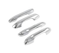 Protezione per Modanatura Esterna in ABS per Kia Sorento MQ4 2020 2021 2022 2023, plastica ABS, Fibra di Carbonio (Argento a)