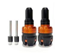 Protezione Per Motocicletta Motore Anti-caduta Copritore Cursore M8 8mm A Vite Anticollisione Per Caduta Per Suzuki GSXR Cursore telaio moto(Arancia)