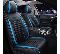 Protezione Per Nissan Per Foglia Per X Trail T31 Pelle Copertura Sede Dell'automobile Per Almera N16 Per Primera P12 Per Teana J32 Per Qashqai J10 Per Nota Per Murano Z51(Nero Blu)