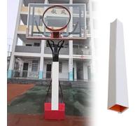 Protezione per pali della cantina, copertura portatile in schiuma per colonne da garage in metallo, protezione per tutte le stagioni per campi sportivi, palestre, scuole (bianco, 5 x 5 cm)