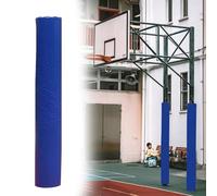 Protezione per palo da basket, 120 cm, cuscino imbottito per la sicurezza del garage, imbottitura per tutte le stagioni, ideale per l'allenamento degli atleti, colore blu, durevole e resistente agli