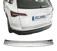 Protezione per paraurti in acciaio inox cromato, compatibile con Skoda Karoq | NU7 | anno di costruzione dal 2017 > | qualità premium di RECAMBO