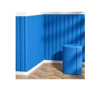 Protezione per pareti garage in schiuma 12mm, larghezza 20-120cm, lunghezza | Copertura flessibile for pilastri, angoli, travi e tubi, larghezza 20-120 cm, lunghezza 1-10 m(Blue,60cmx8m)