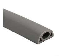 Protezione per pavimenti in PVC da 2 m per cavi, affidabile, anti-passo, per un uso sicuro in vari ambienti (grigio)