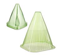 Protezione per piante 32 pz. PVC Coni protettivi per orto Verde chiaro