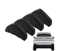 Protezione per pinne di squalo, splitter per labbro posteriore, spoiler per alette di squalo, diffusore anti-crash, spoiler inferiore in 4 pezzi, per auto, camion per una migliore stabilità e