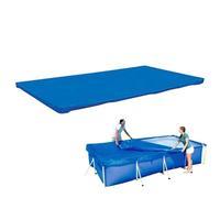 Protezione per piscina Tarp Cover, All Season UV Shield, Heavy Duty Water Resistant Blanket for Garden Pools, Yard Protection Layer, Prevents Debris, Outdoor Pool Equipment, Blue, 1 pezzo