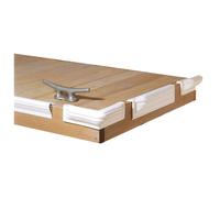 Protezione per pontile angolare in PVC bianca - 1 PZ Osculati - 33.517.11