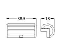 Protezione per pontile CORNER blu - 1 PZ Osculati - 33.519.71 - 3351971