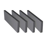 Protezione per porta del garage anti-collisione spessa schiuma impermeabile | Protezioni paraurti auto garage 4 pezzi per gesso, legno, metallo, cartongesso, pietra, parcheggio, palestra, palo angolare