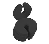 Protezione per porta di sicurezza per bambini, protezione per porte delle dita, prova di bambino, con protezione in schiuma morbida, per evitare che la porta venga ammaccata quando viene colpita