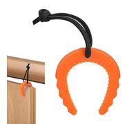 Protezione per porta portatile, clip a forma di C, 6,9 x 6,9 cm, con design di sicurezza, accessorio per la casa, facile installazione, forniture per la casa per soggiorno e bagno