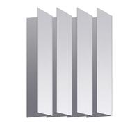 Protezione per porta, striscia di tenuta, 15 x 4,5 cm, scudo per garage, barriera per animali, nastro adesivo per la prevenzione della masticazione, protezione spazzata, ingresso cantina, accesso