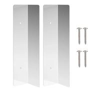 Protezione per porte contro topi - Fermaporta per angoli 2 pezzi, protezione per mouse per porta del garage, per protezione nei fori inferiori della casa, pavimento e patio