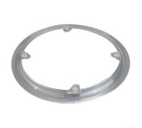 Protezione per ruota della catena per guarnitura 42T 9 7/10 7 con set di viti per un uso sicuro (trasparente)